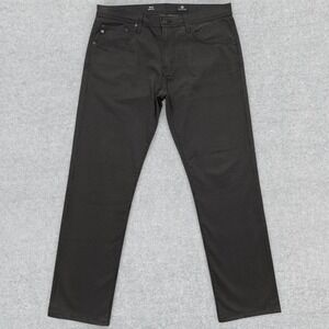 AG Adriano Goldschmied Tellis Pants Mens 34x30 Gray Houndstooth Modern Slim Fit